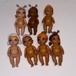 Zapf creations Baby Born Dolls 4”- lot of 7